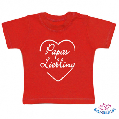 Baby T-Shirt mit dem Aufdruck "Papas Liebling"