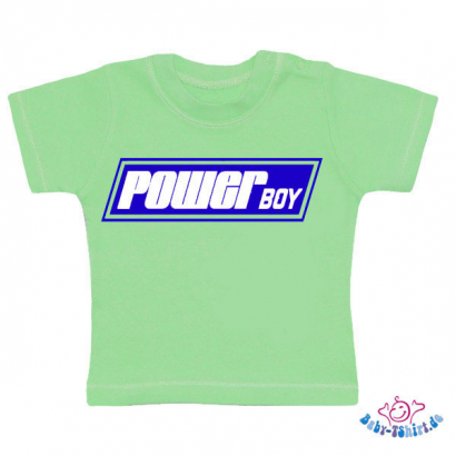 Baby T-shirt Plus mit "Powerboy"