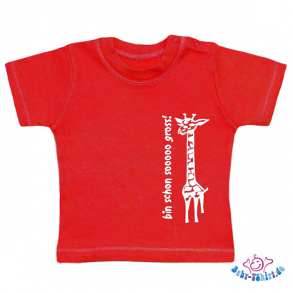Baby T-shirt Plus  "Bin schon sooo groß"