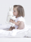Preview: Babybody bedruckt mit "I Love Soccer" Fußball