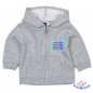 Preview: Baby Sweatjacke bedruckt  "Flasch herum"