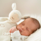 Preview: Baby Schmusetuch Deluxe "Lamm wollweiss" von Baby Fehn