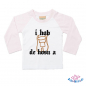 Preview: Baby T-Shirt Baseball mit dem Aufdruck "I hab de Hosn a"
