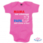 Preview: Babybody bedruckt mit "Mama war schwanger Papa sieht immer so aus"
