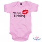 Preview: Babybody bedruckt mit "Mamas Liebling"