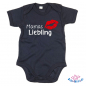 Preview: Babybody bedruckt mit "Mamas Liebling"