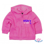Preview: Baby Sweatjacke bedruckt mit "New in Town"