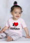 Preview: Baby T-Shirt  mit dem Aufdruck "I Love my Familiy