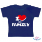 Preview: Baby T-Shirt  mit dem Aufdruck "I Love my Familiy