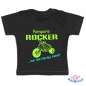 Preview: Baby T-Shirt  mit dem Aufdruck "Pampersrocker nur die Harley fehlt!"