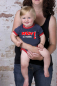 Preview: Babybody Kontrast bedruckt mit "New in Town"