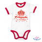 Preview: Babybody 2-farbig bedruckt mit  "Prinzessin in Ausbildung"