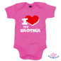 Preview: Babybody bedruckt mit " I Love my Brother