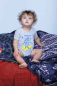 Preview: Babybody bedruckt mit Namen und Sternzeichen bedruckt "Steinbock"