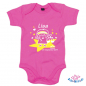 Preview: Babybody bedruckt mit Namen und Sternzeichen bedruckt "Waage"