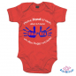 Preview: Babybody bedruckt mit "Meine  Hand ist klein..."