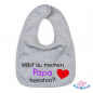 Preview: Babylätzchen 2 farbig bedruckt mit "Willst du meinen Papa heiraten"