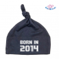 Preview: Babymütze bedruckt mit  "Born in 2014"