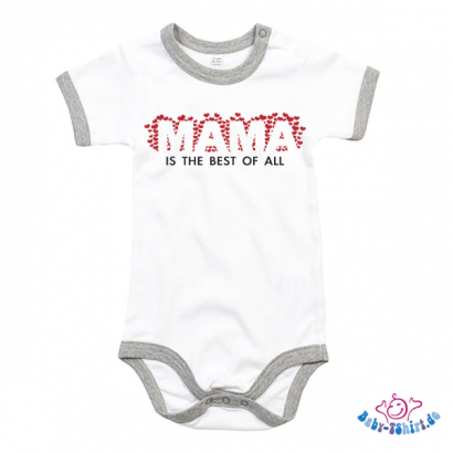 Babybody Muttertag mit dem Aufdruck " Mama is the best"