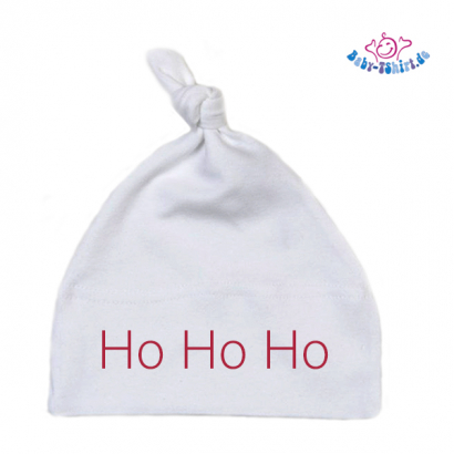 Babymütze bedruckt mit  "Ho Ho Ho"