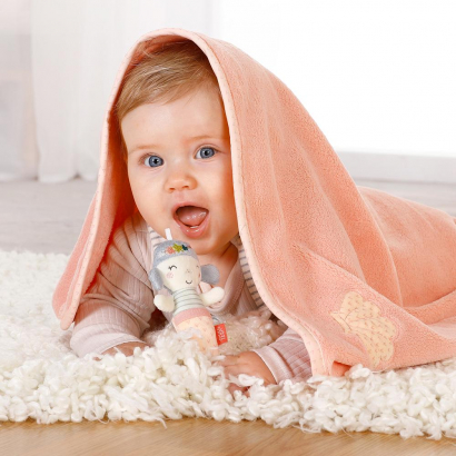 Geschenkset Meerjungfrau: Babydecke + Spielpuppe groß Babyfehn