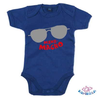 Babybody bedruckt mit "Mini Macho"