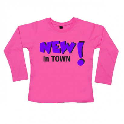 Baby T-Shirt Aufdruck New in Town