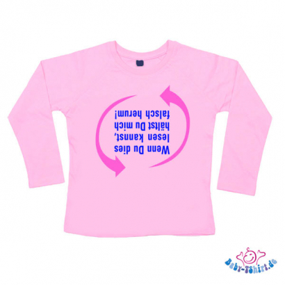 Baby TShirt Motiv Falsch herum