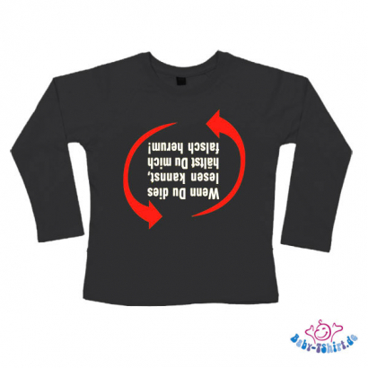 Baby T-Shirt bedruckt mit falsch herum