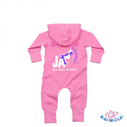 Baby Sweatoverall "Ja das muss so laut"