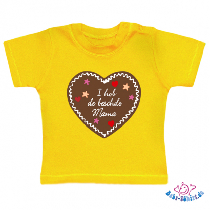 Muttertagsgeschenk Mama ist die Beste Baby-Tshirt dblau