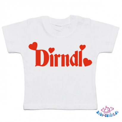 Baby T-Shirt bedruckt mit  "Dirndl""