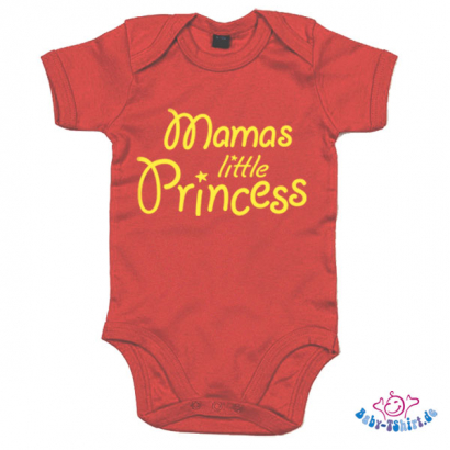 Babybody bedruckt mit " Mamas little princess "