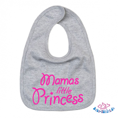 Babylätzchen bedruckt mit "Mamas little princess"