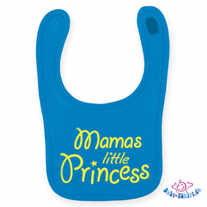 Babylätzchen bedruckt mit "Mamas little princess"