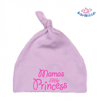 Babymütze bedruckt mit  "Mamas little princess"