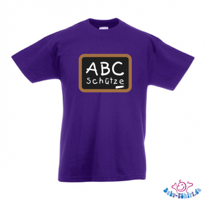 Kinder T-Shirt  mit dem Aufdruck "ABC Schütze"