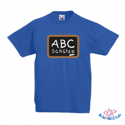 Kinder T-Shirt  mit dem Aufdruck "ABC Schütze"