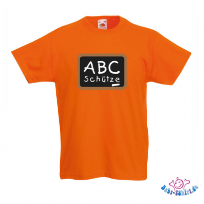 Kinder T-Shirt  mit dem Aufdruck "ABC Schütze"
