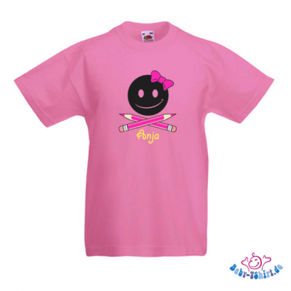 Kinder T-Shirt  mit dem Aufdruck "Bombe-Girl mit Namen"