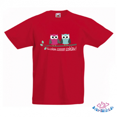 Kinder T-Shirt  mit dem Aufdruck "Bin schon so schlau!