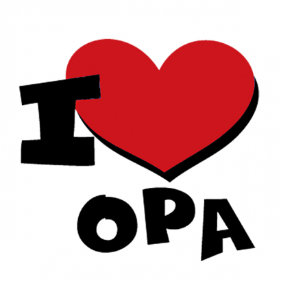 Motiv: "I love Opa"