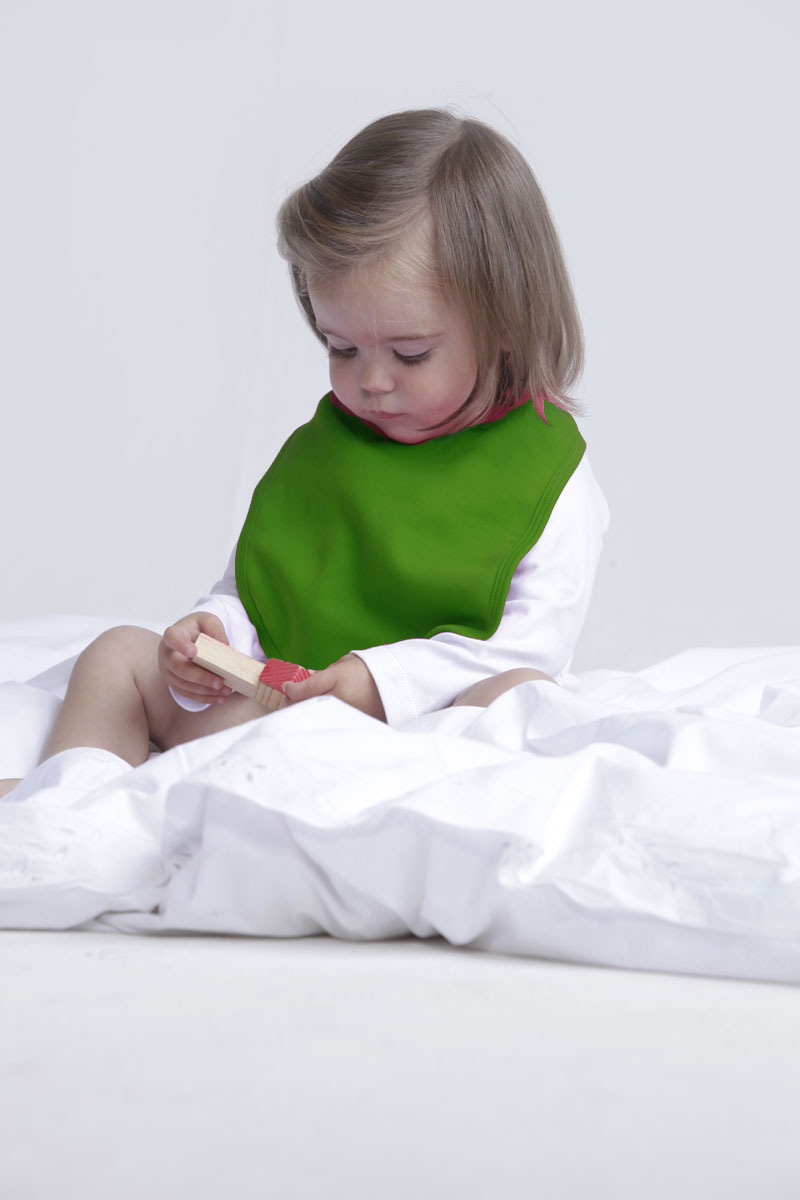 kinderleicht zur bestellt Farben Firmenlogo online eigenem Babylätzchen Auswahl| | mit tolle