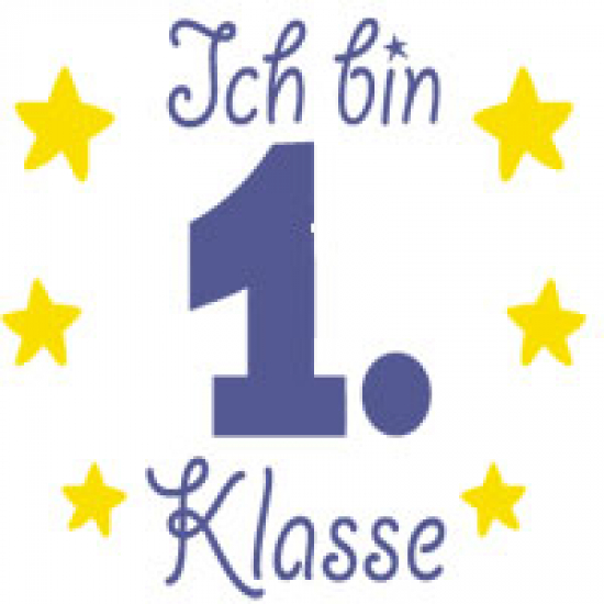 Motiv: Ich bin 1. Klasse