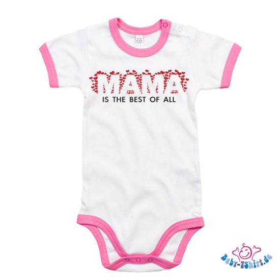Babybody Muttertag mit dem Aufdruck " Mama is the best"