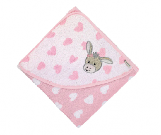 Süßes Baby Kapuzenhandtuch Sterntaler "Emmi Girl"  Design Eselchen