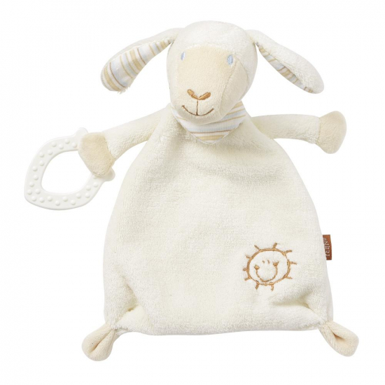 Baby Schmusetuch Deluxe "Lamm wollweiss" von Baby Fehn