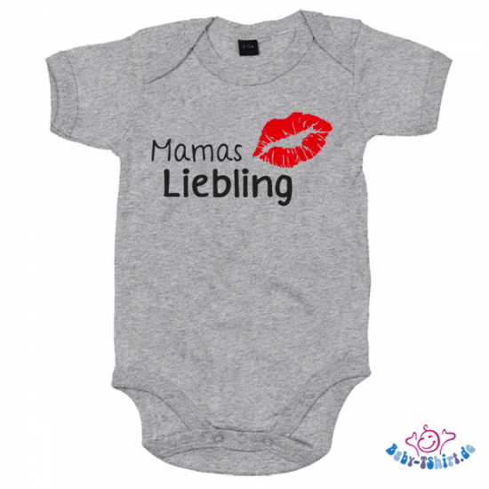 Babybody bedruckt mit "Mamas Liebling"