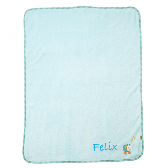 Lieblingsteil des Monats: Baby Fehn Schmusedecke- Fuchs "hellblau" 100 x 75cm