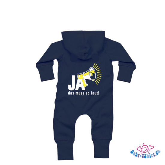Baby Sweatoverall "Ja das muss so laut"
